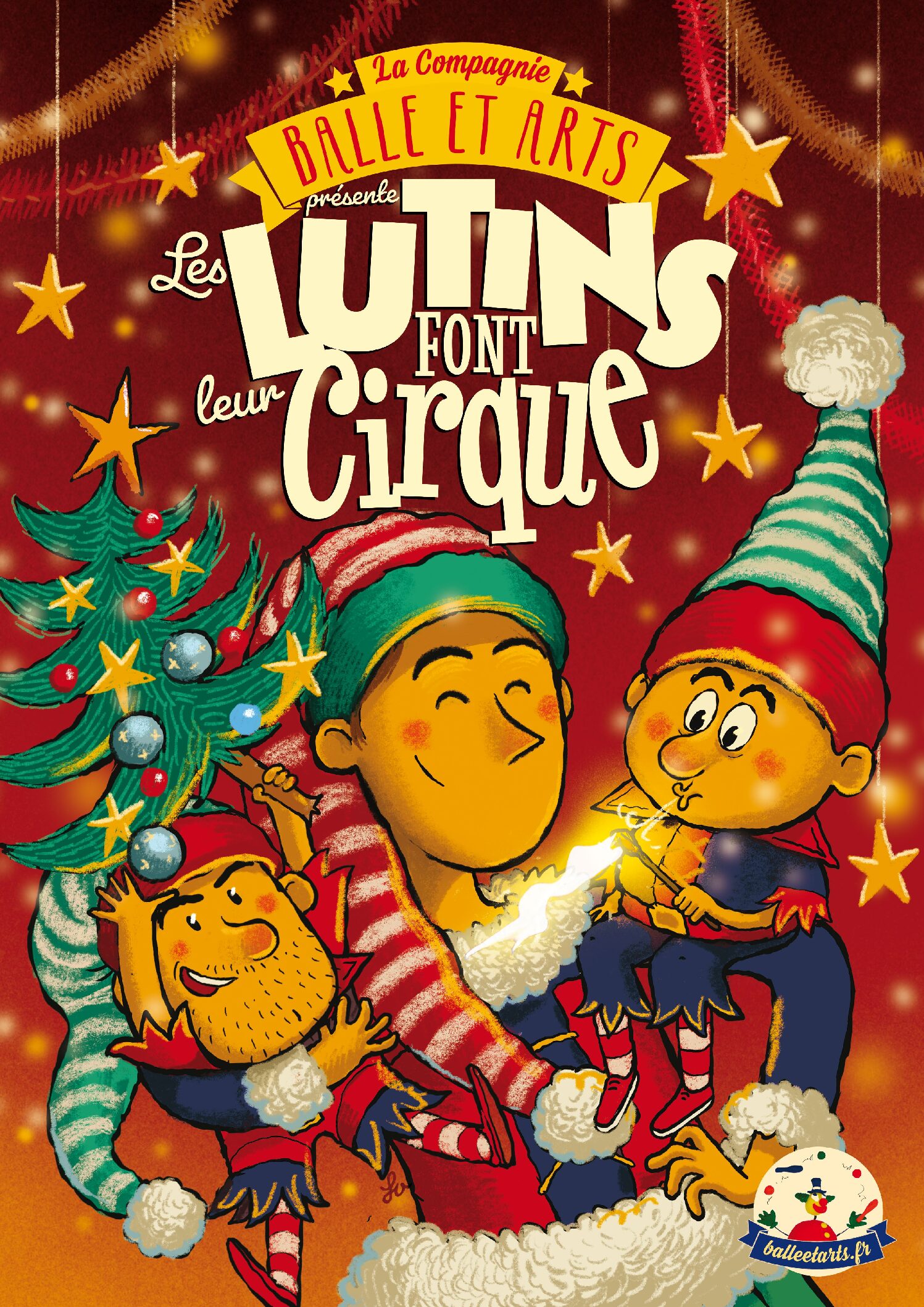 affiche Les Lutins Font Leur Cirque